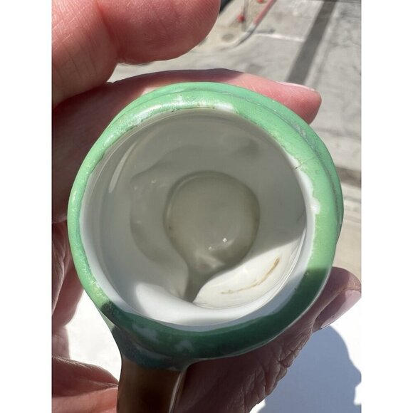 Hand Painted Vintage Toby mug creamer colonial man face cup Japan 2.4" - Picture 7 of 10